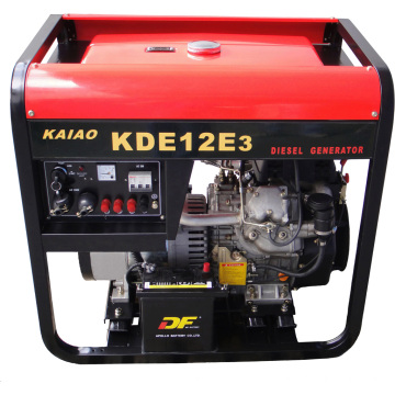 9kw Diesel Genset Air Cooled Kaiao Cor Vermelha Melhor Preço KDE12E3